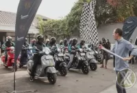Vespa GTS Super Tech 300 Terbaru Dijajal Jakarta - Sentul