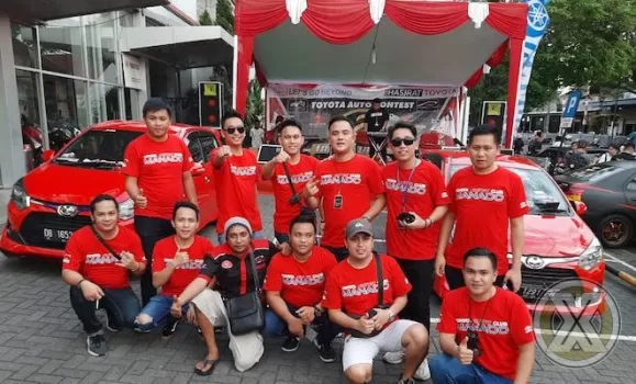 Cara Toyota Agya Club (TAC) Chapter Manado Rayakan Ultah Ke-2