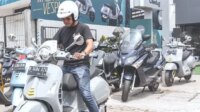 Vespa GTS Super Tech 300 Bersama Pecinta Vespa Di Dealer Open Day