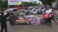 Ratusan Honda BeAT Serbu Gunung Sahari Raya