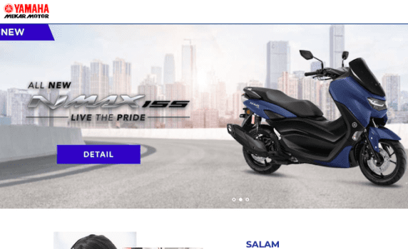 Yamaha Mekar Motor Luncurkan Website Resmi