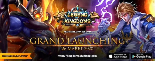 Peluncuran Game Legend of Kingdoms