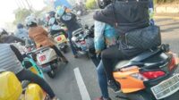 Vespa GTVS dan Suzuki Burgmanian Satmori Perdana ke Puncak Pass
