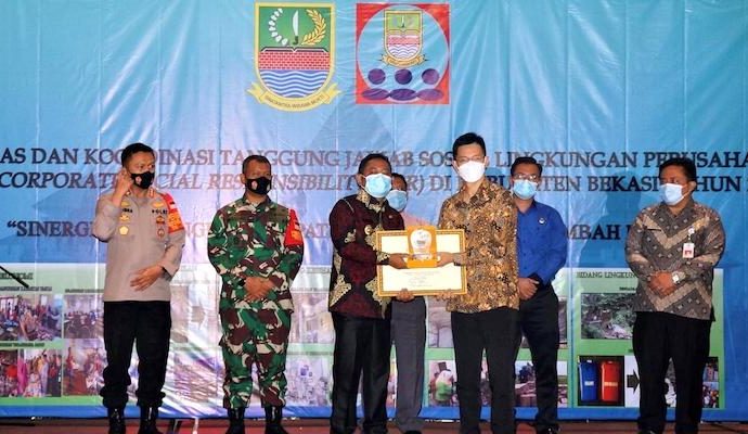 Hyundai Motor Manufacturing Indonesia Terima Piagam Penghargaan CSR di Kabupaten Bekasi