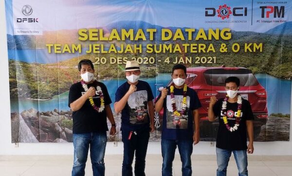 DFSK Glory 580 bersama TCI Eksplorasi Sumatera