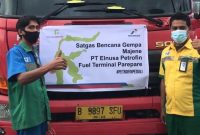 Elnusa Petrofin Tetap Distribusikan BBM Sekaligus Salurkan Bantuan Logistik Di Wilayah Gempa Majene