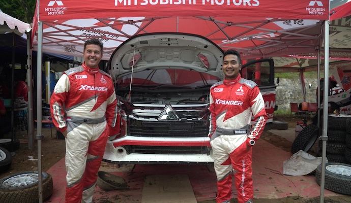 Mitsubishi Xpander AP4 Tercepat Saat Kejurnas Sprint Rally 2021 Putaran 3