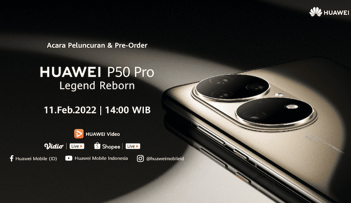 HUAWEI P50 Pro Hadir di Pasar Indonesia pada 11 Februari 2022