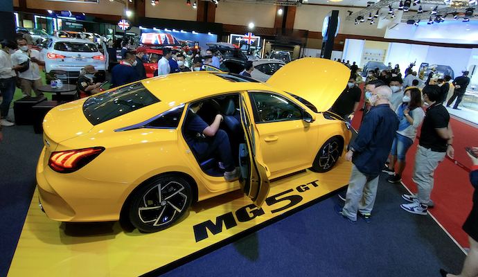 MG 5 GT Begitu Menggoda Pengunjung GJAW 2022