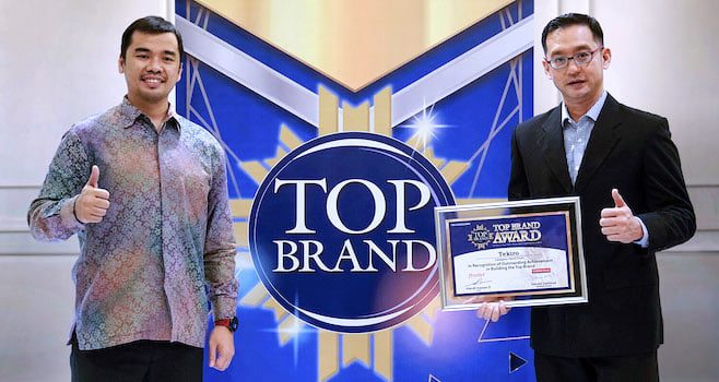 Tekiro Sabet Top Brand Award ke-8 kalinya