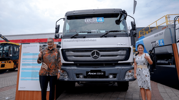 DCVI Bawa Mercedes-Benz Axor Euro4 di Mining Indonesia 2022