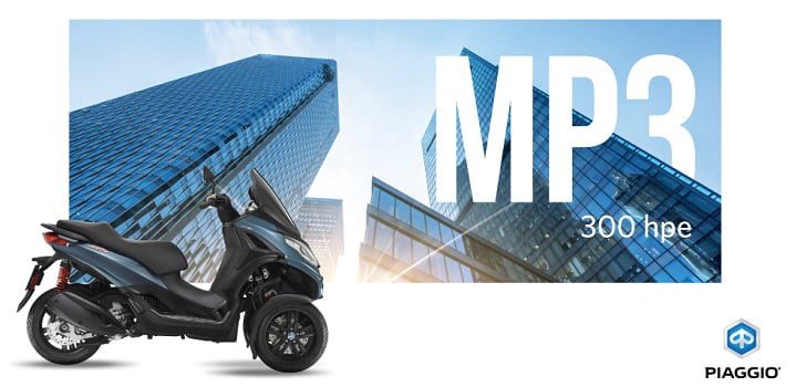 Piaggio Indonesia Luncurkan MP3 300 hpe Sport