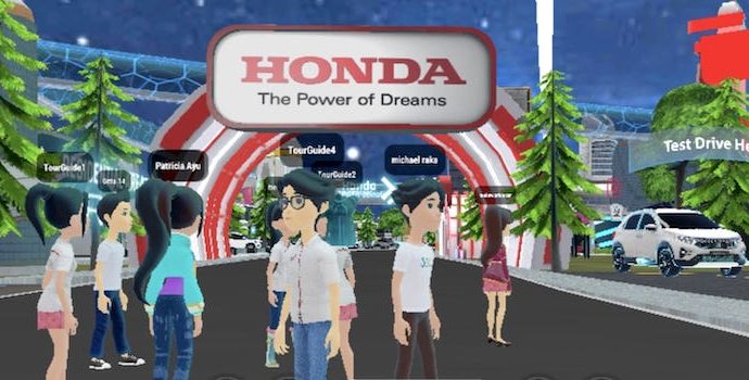 Dunia Virtual Honda MetaWorld Hasil Kolaborasi Dengan Telkom