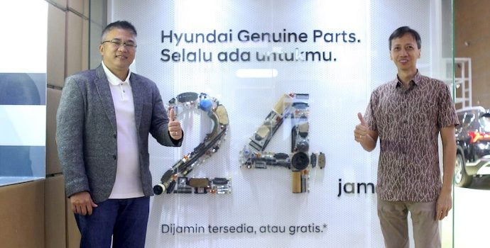 Hyundai Genuine Parts Availability 24 Hours Guarantee or Free meluncur di IIMS 2023