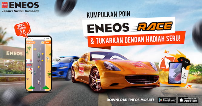 ENEOS Race 2.0 Game Balap Mobil Berhadiah Secara Gratis