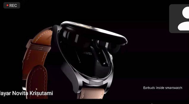 Huawei Luncurkan Watch Buds Gabungan TWS dan Smartwatch