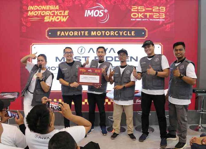 ALVA Raih Kategori Most Ridden Electric Motorcycle Saat IMOS+ 2023