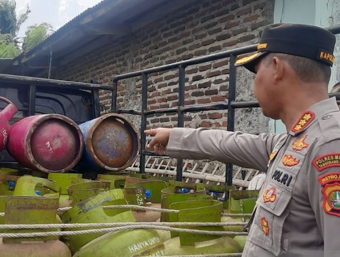 Kepolisian Berhasil Ungkap Pengoplosan LPG Di Kota Tangerang