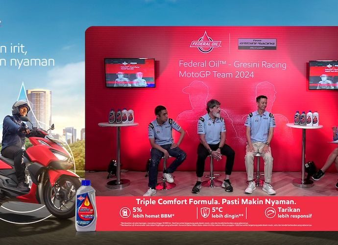 Federal Oil Adakan Live Streaming Pasca Peluncuran Tim Gresini Racing MotoGP 2024