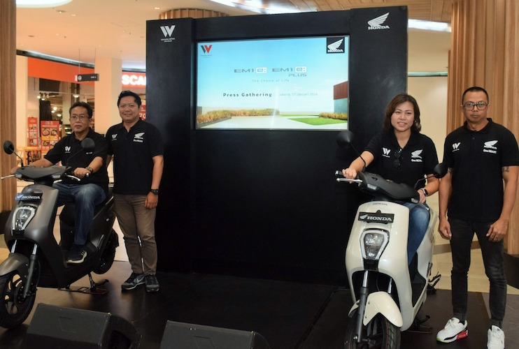 WMS Siapkan 58 Dealer Jual Motor Listrik Honda EM1