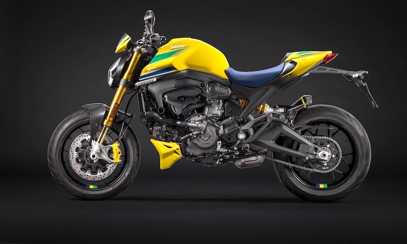 Ducati Monster Edisi Terbatas Khusus Kolektor Sebagai Penghormatan Kepada Ayrton Senna