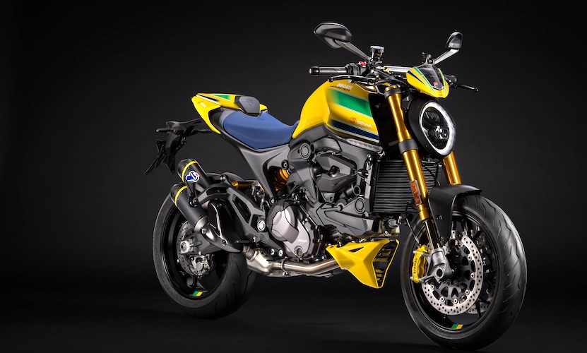 Ducati Monster Edisi Terbatas Khusus Kolektor Sebagai Penghormatan Kepada Ayrton Senna