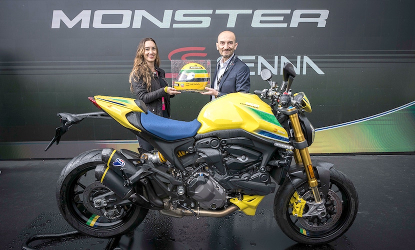 Ducati Monster Edisi Terbatas Khusus Kolektor Sebagai Penghormatan Kepada Ayrton Senna