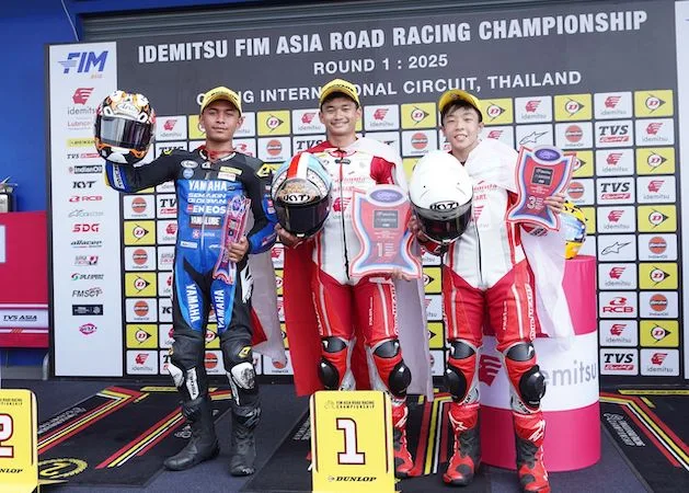 CBR250RR Dominasi ARRC Buriram 2025 | Astra Honda Borong 5 Podium