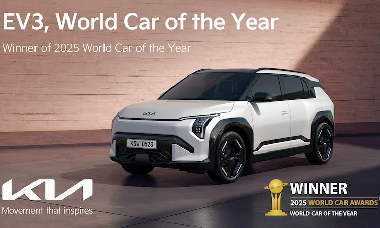 Kia EV3 Sabet Gelar Mobil Terbaik Dunia 2025