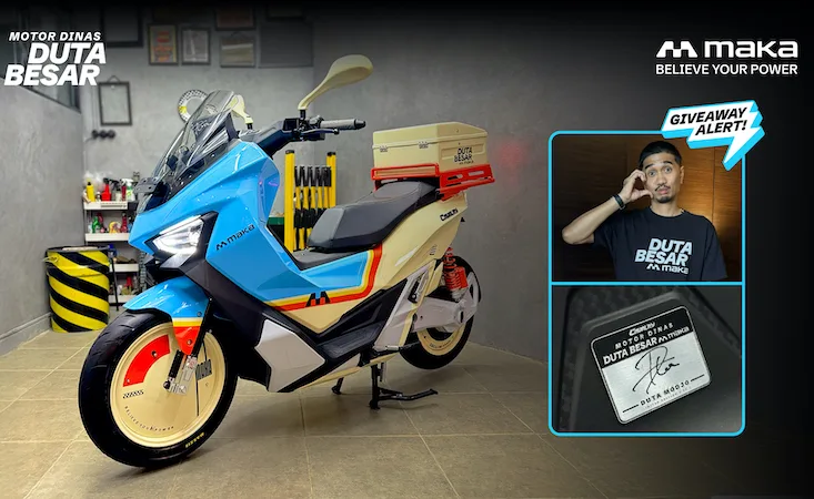 Giveaway MAKA Cavalry Gratis! Motor Listrik Modifikasi Duta Modjo