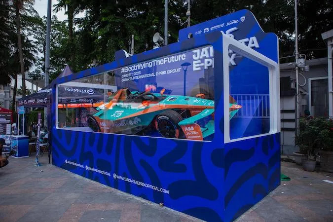 Mobil Formula E Mejeng di CFD Tiket Grandstand Harga Spesial Siap Diburu
