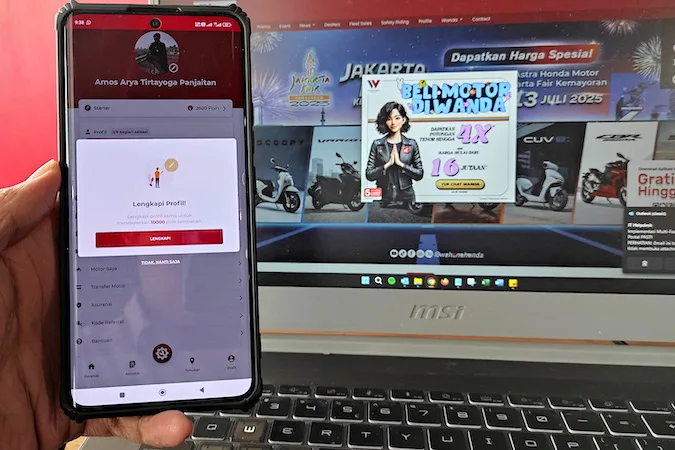 Update Besar Aplikasi WANDA! Fitur Privasi Akun Baru, Amanin Data Konsumen Honda di Era Digital