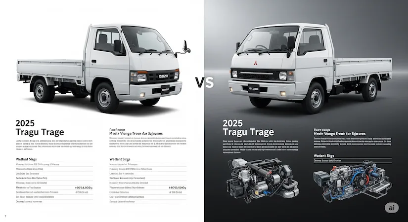 Perbandingan Isuzu TRAGA vs Mitsubishi L300 Terbaru 2025, Siapa yang Unggul?