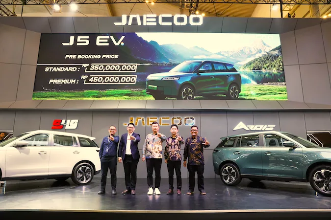 JAECOO J5 EV SUV Listrik Premium Mulai Rp 350 Jutaan
