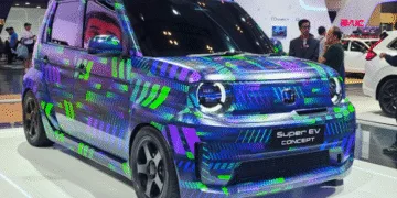Honda Pamerkan Super EV Concept di GIIAS 2025 City Car Listrik Bergaya Nyentrik