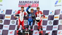 Melesat di Mandalika! Pebalap Astra Honda Mengguncang Podium CBR600RR Kelas 600cc
