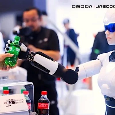 OMODA & JAECOO Perkenalkan Robot AiMOGA dan Konsep Dealer Terbaru