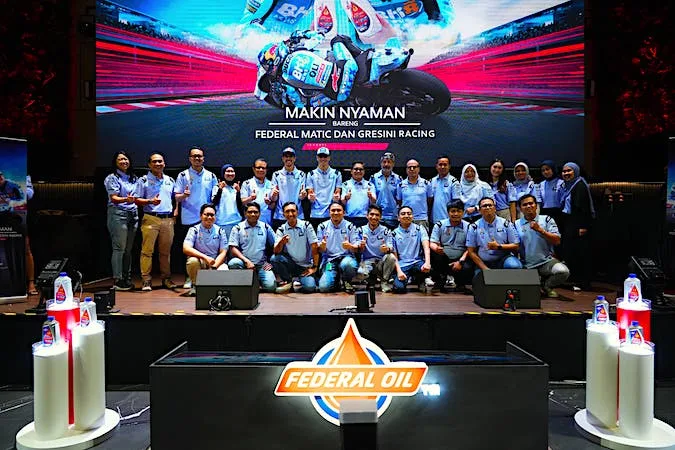 Federal Oil Nyaman Bareng Federal Matic Gresini Racing di Jakarta