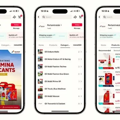 Beli Oli Asli Pertamina Kini Semakin Mudah Melalui Official Store di Tokopedia, TikTok Shop, dan Shopee