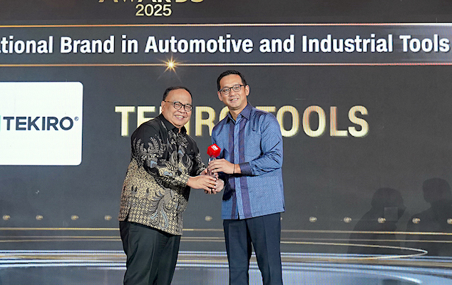 Tekiro Raih Penghargaan Bergengsi “Trusted National Brand in Automotive and Industrial Tools” di CNN Awards 2025