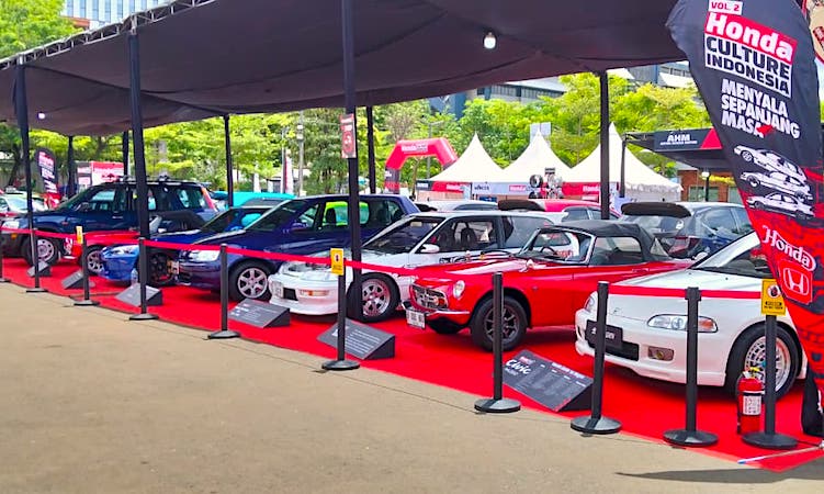 Honda Pamerkan Display Ikonik Lintas Generasi ke Honda Culture Indonesia Vol.2
