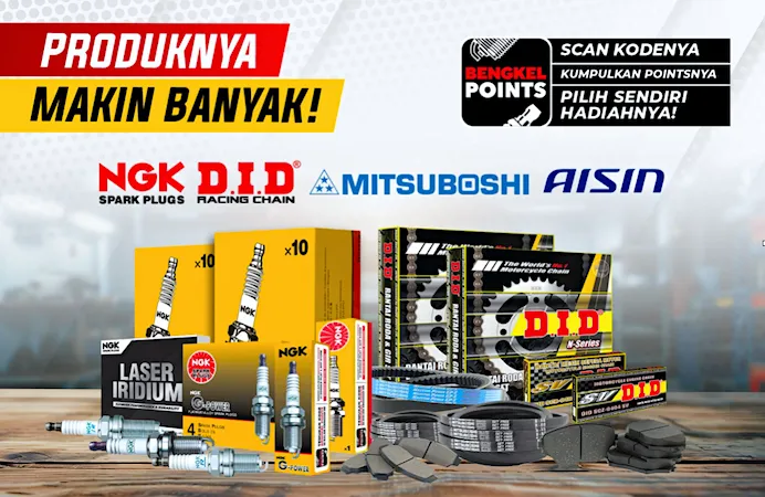 BENGKEL POINTS : MAKIN BANYAK BRAND YANG TERSEDIA!