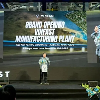 VINFAST MERESMIKAN PABRIK KENDARAAN LISTRIK DI SUBANG, INDONESIA