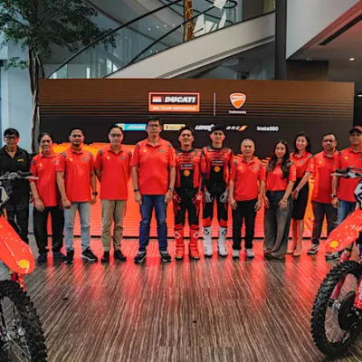 Inaugurasi Ducati MX Team Indonesia, Tim Motocross Ducati Pertama di Tanah Air