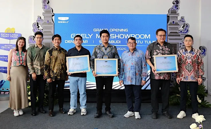 Geely Resmikan Tiga Diler Sekaligus di Awal Tahun, Tandai Kehadiran Perdana di Pulau Bali