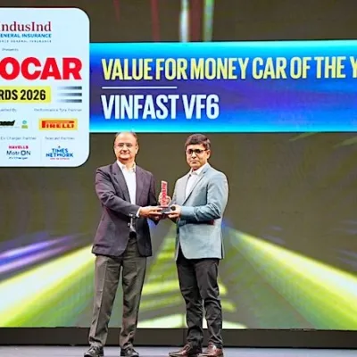 VINFAST VF 6 WON “VALUE FOR MONEY CAR OF THE YEAR” AT AUTOCAR INDIA AWARDS 2026