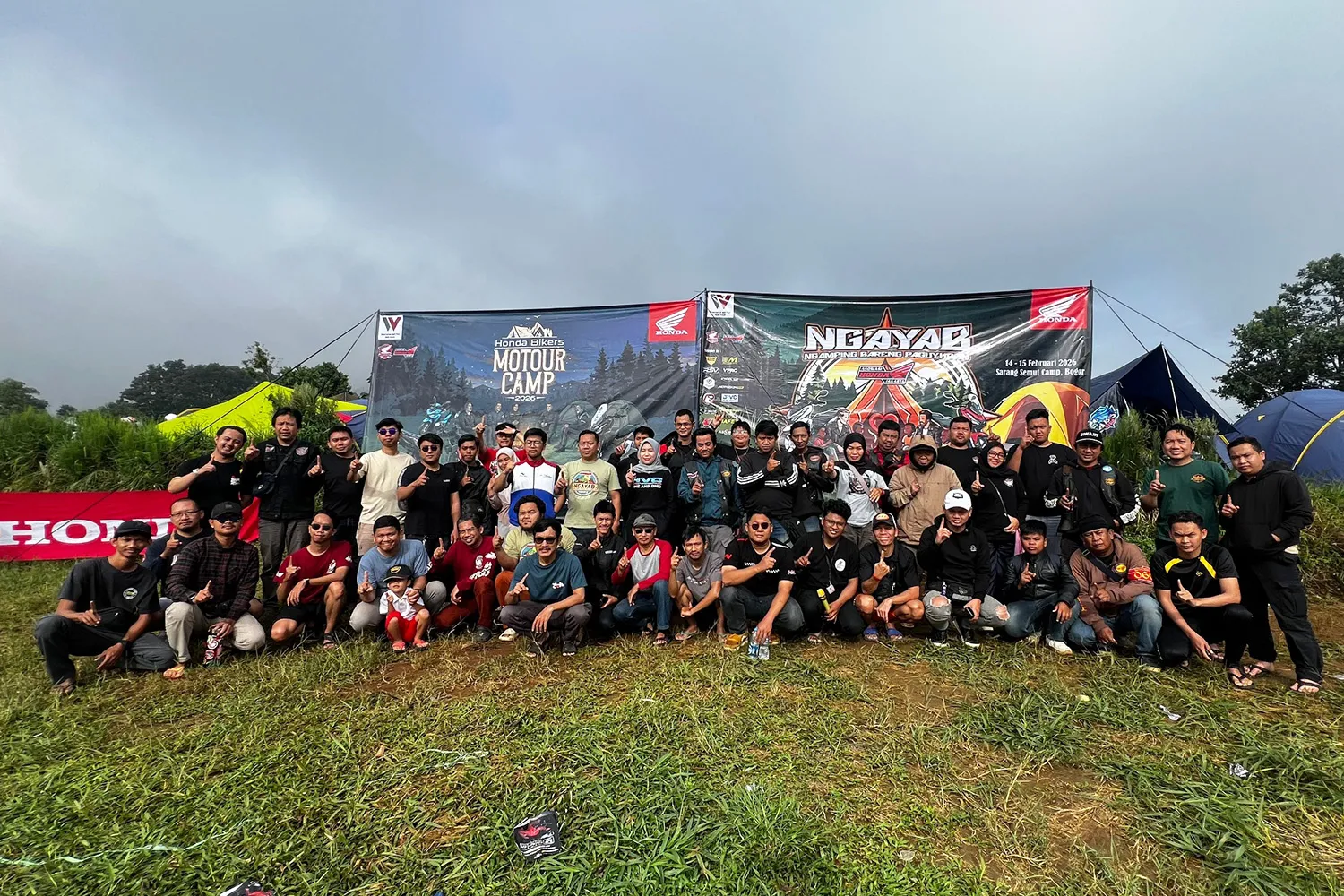 Honda Bikers Fun Motour Camp 2026, Perkuat Solidaritas Komunitas Honda Jakarta