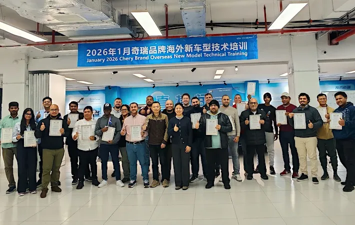 Dorong Transformasi Layanan Global Melalui “Chery Family Care”, Chery Rampungkan Pelatihan Teknis untuk 18 Negara