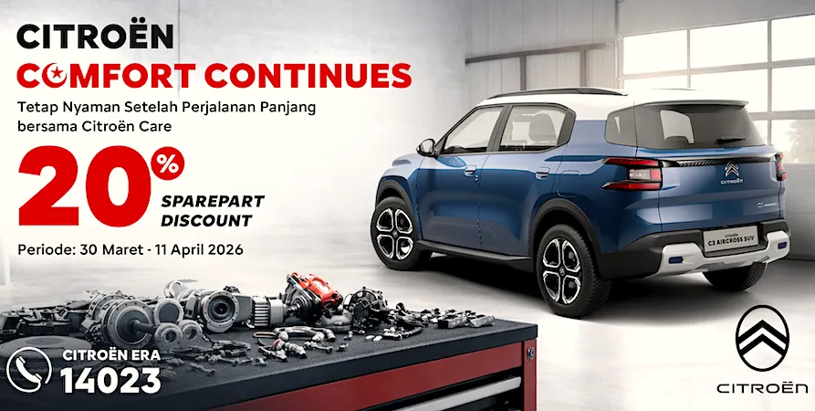 Indomobil National Distributor Siapkan Program Ramadan 2026 untuk Citroën dan Jeep: Diskon Suku Cadang hingga 25% dan Bengkel Siaga di 15 Titik