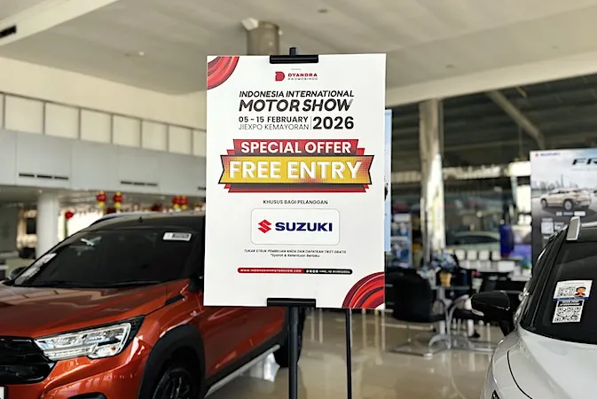 MERIAHKAN IIMS 2026, SUZUKI BAGIKAN TIKET MASUK GRATIS BAGI PELANGGAN YANG MELAKUKAN SERVIS